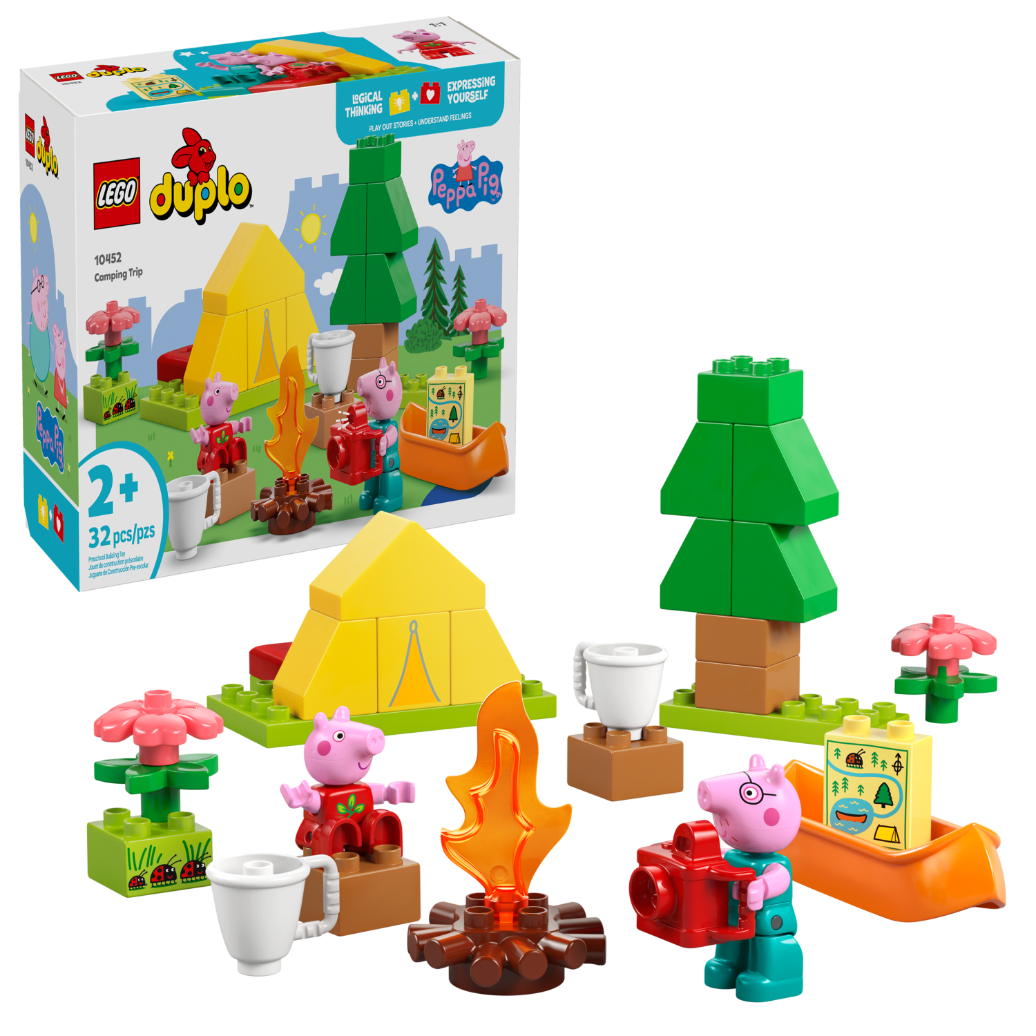 LEGO® DUPLO 10452 Prasátko Peppa - Táboření