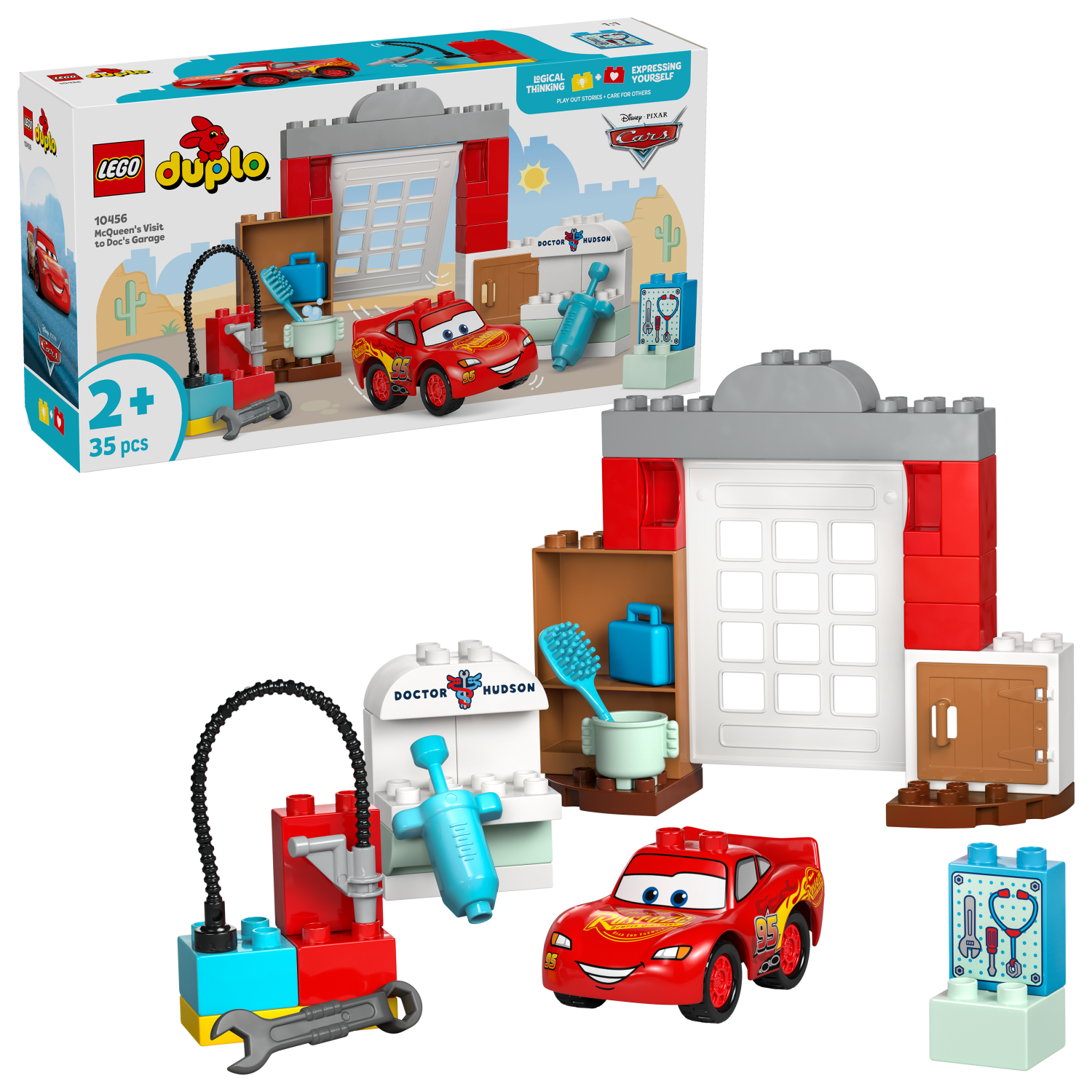 LEGO® DUPLO │ Disney 10456 McQueen a návštěva v garáži doktora Hudsona