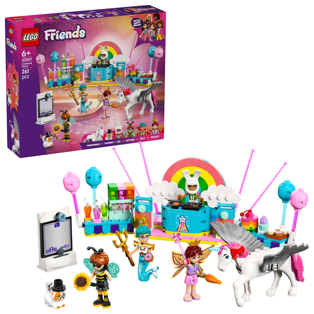 LEGO® Friends 42661 Kostýmová párty s jednorožcem a vílou