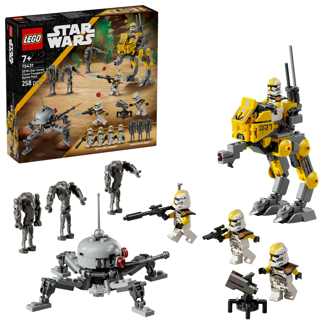 LEGO® Star Wars™ 75431 Bitevní balíček klonovaných vojáků z 327. hvězdného sboru