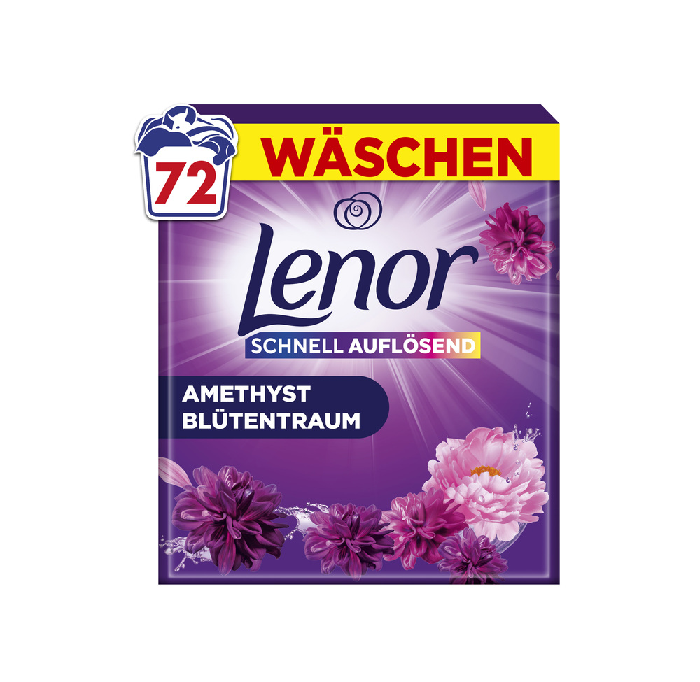 Lenor Color Amethyst prací prášek 3,6 kg 72 praní