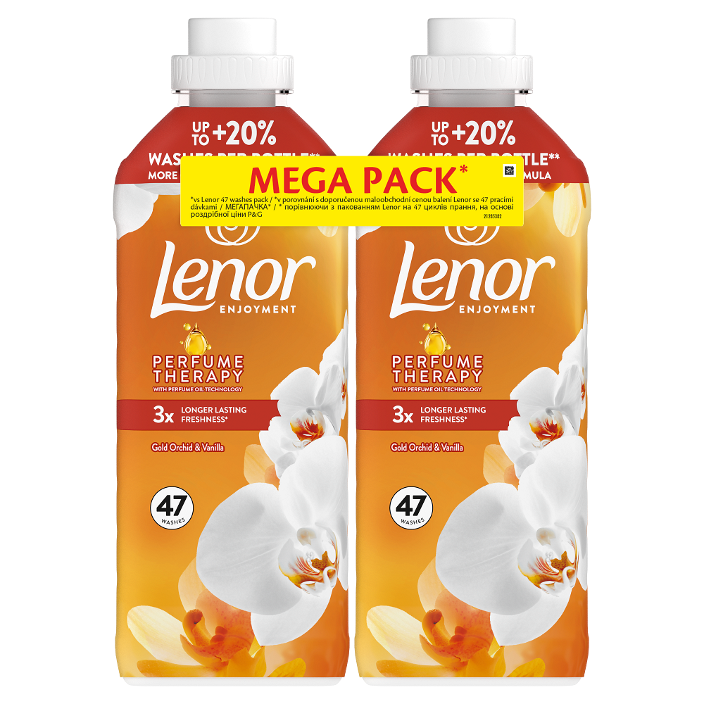 LENOR Gold Orchid Aviváž 94 praní 2 x 987 ml