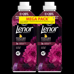 LENOR Lotus Water & Diamond Figs Aviváž 94 praní 2 x 987 ml