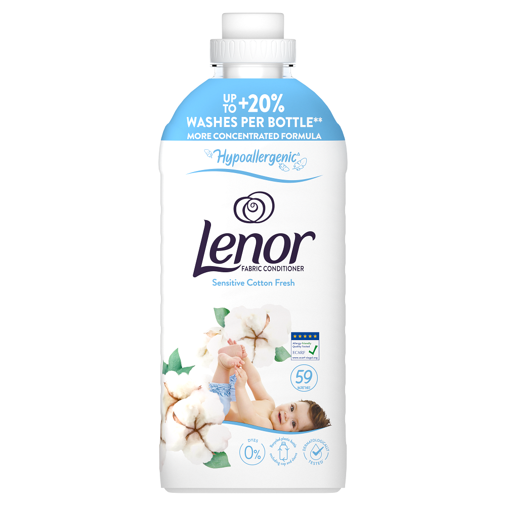 LENOR Sensitive Fresh Aviváž 59 praní 1239 ml