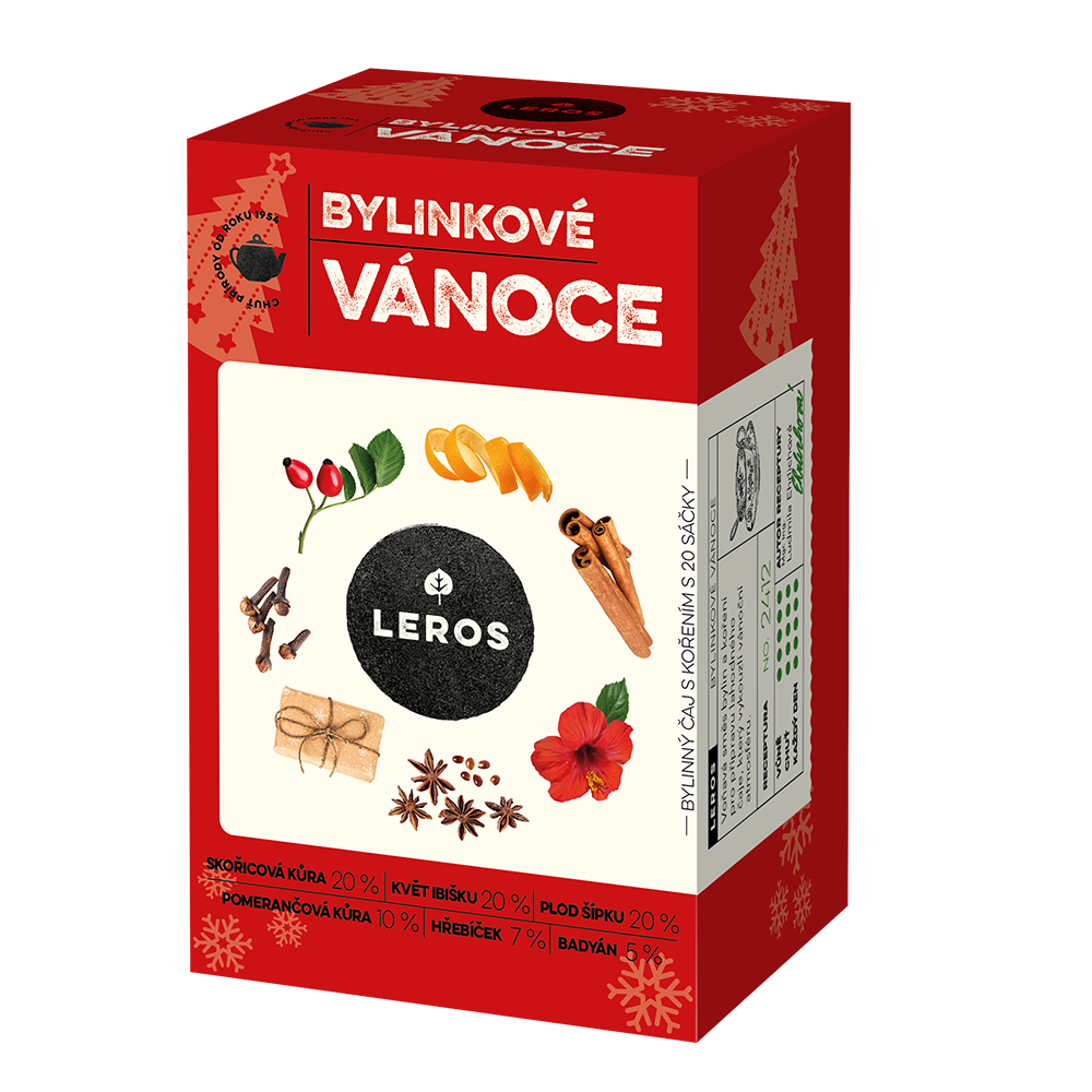 Leros Bylinkové Vánoce porcovaný čaj 20x2 g