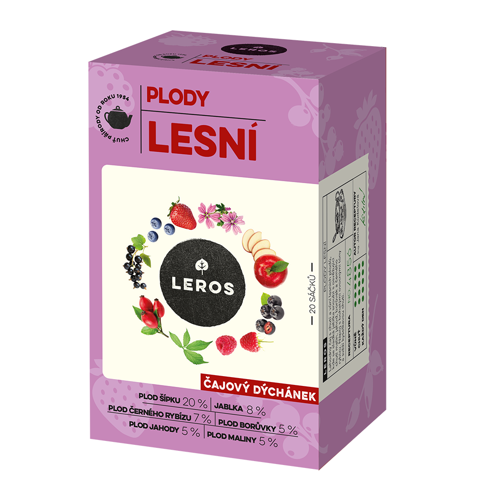 Leros Čajový dýchánek lesní plody 20x2,2 g