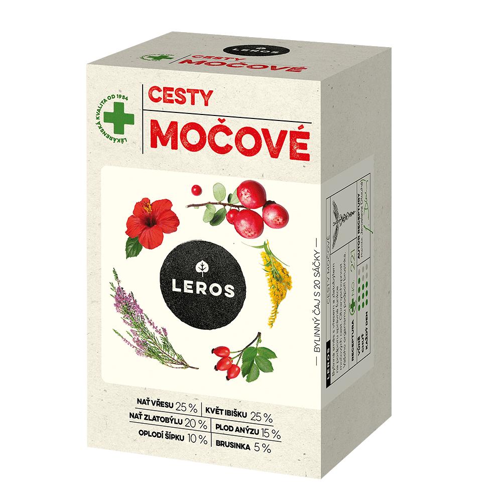 LEROS Cesty močové bylinný čaj 20 sáčků