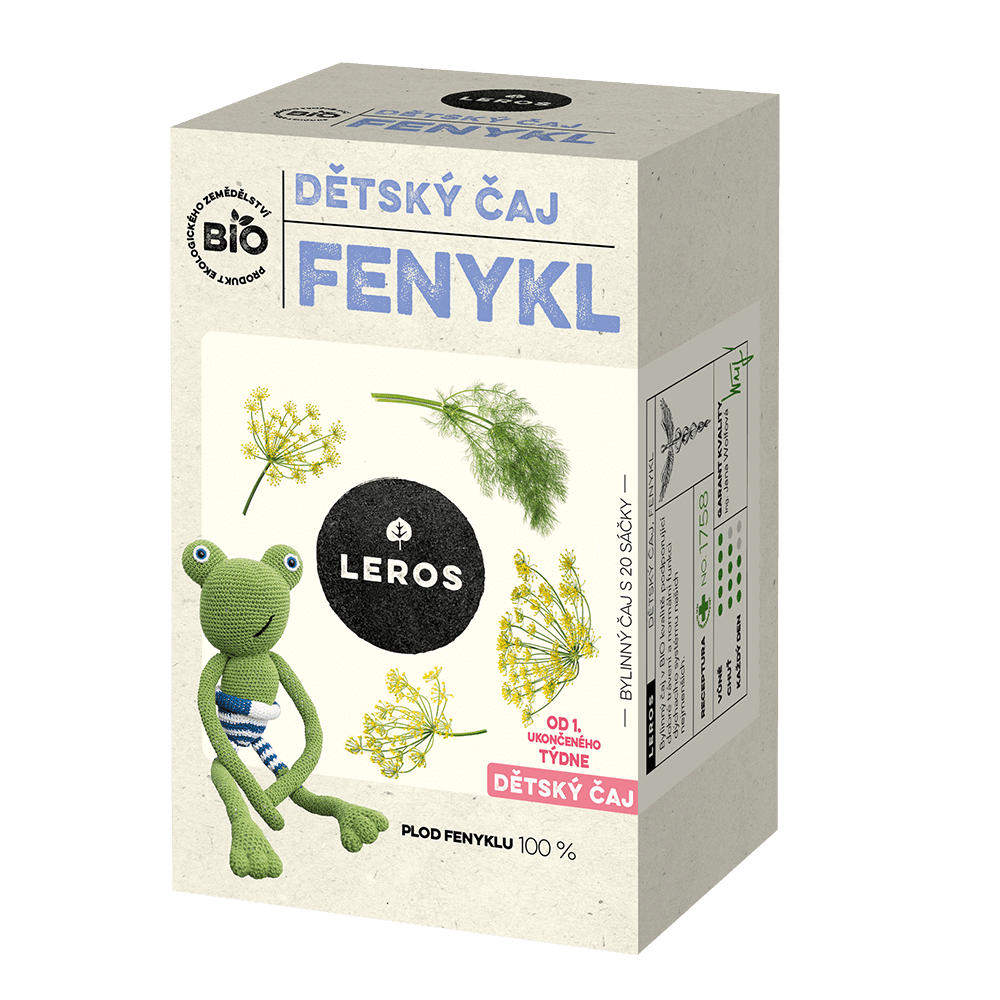 LEROS Dětský čaj BIO Fenykl 20 x 1.5 g