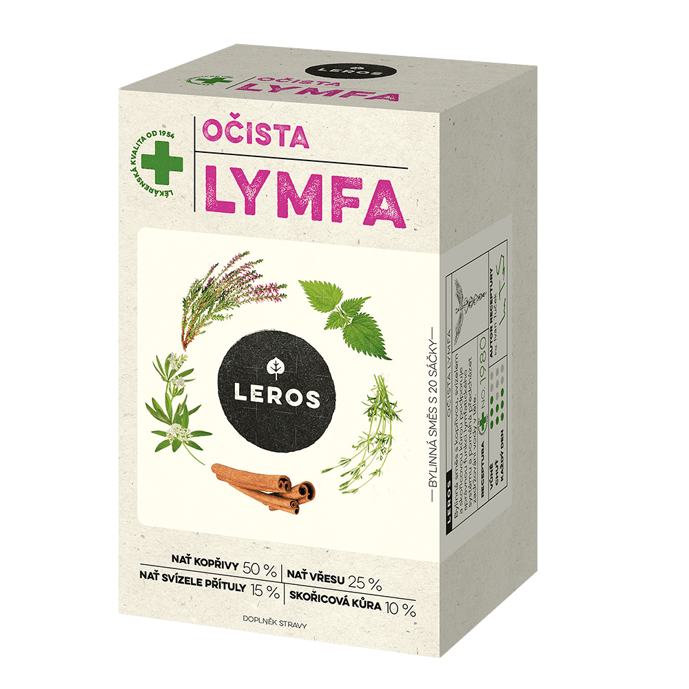 LEROS Očista lymfa 20 sáčků