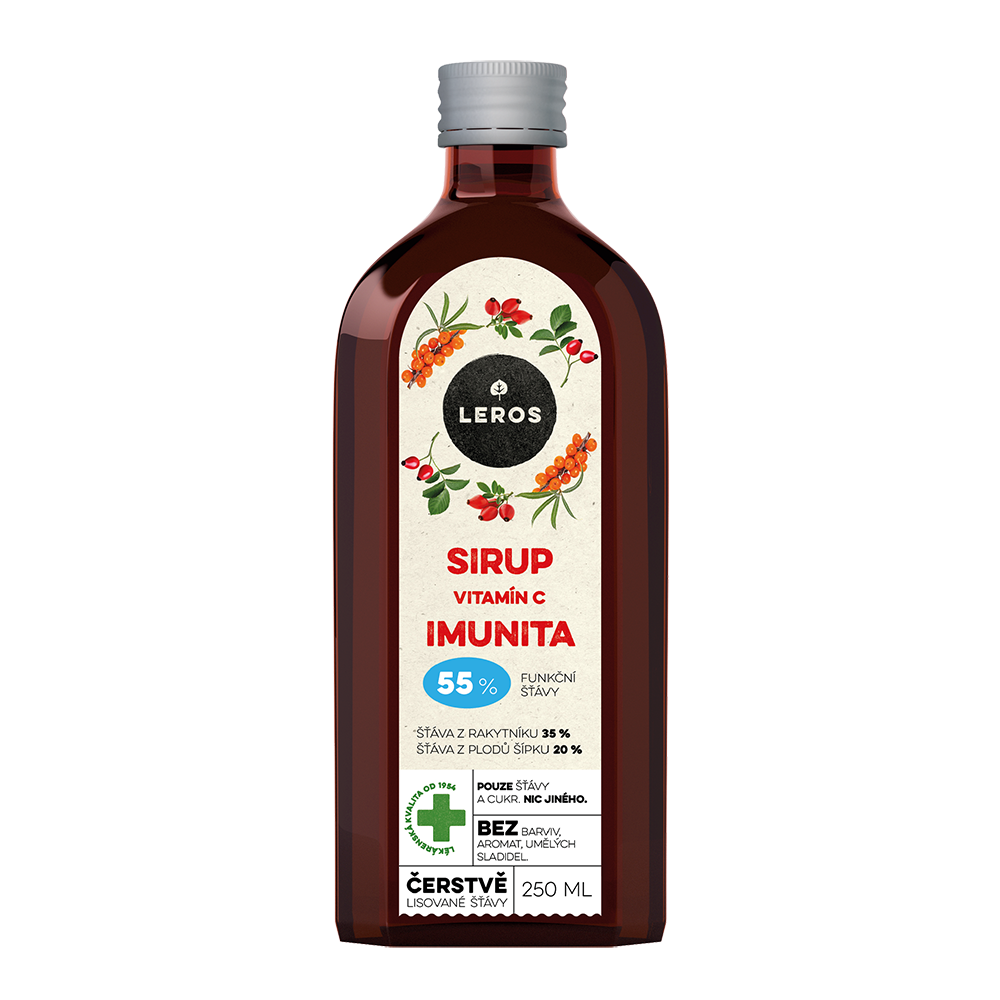Leros Sirup Vitamín C imunita 250 ml