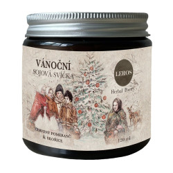 LEROS Vánoční sójová svíčka 120 ml