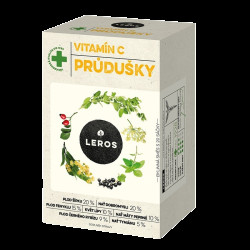 LEROS Vitamín C průdušky 20 x 1.5 g