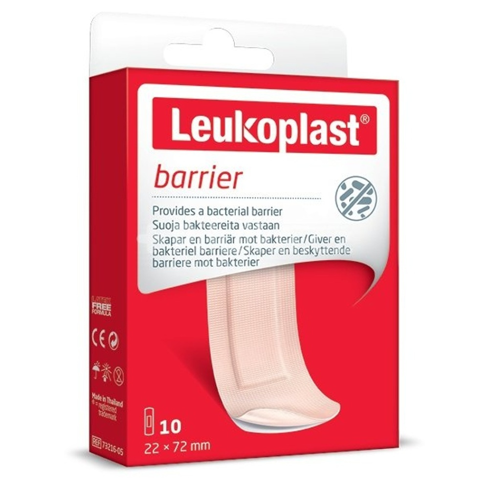 LEUKOPLAST Barrier náplast 22 x 72 mm 10 kusů 7321605