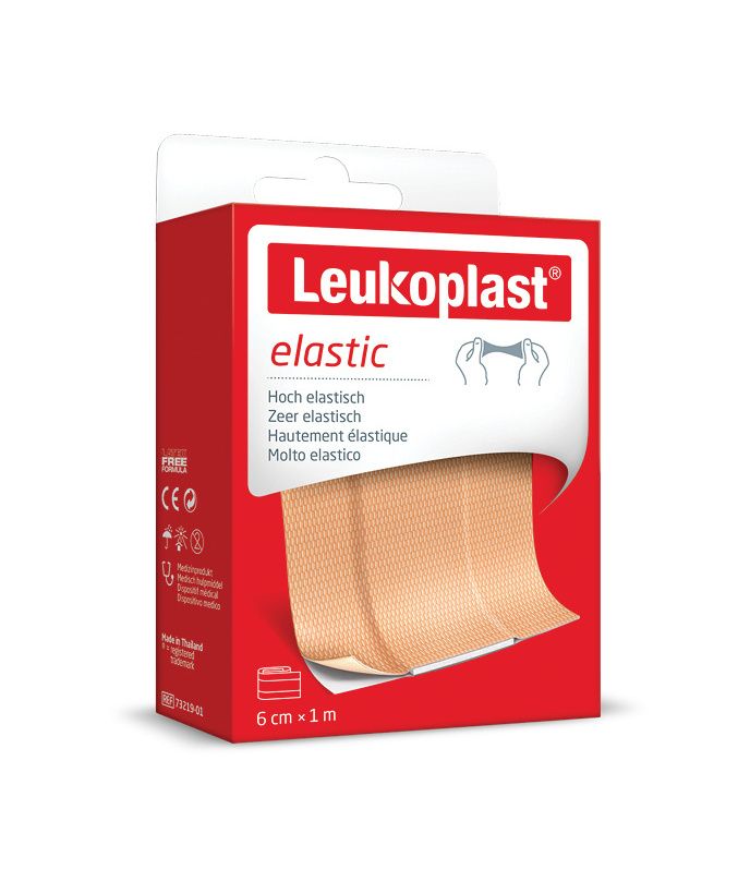Leukoplast Elastic Náplast pružná 6 cm x 1 m role 1 ks