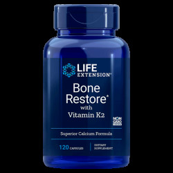 Life Extension Bone Restore with Vitamin K2 - 120 kapslí