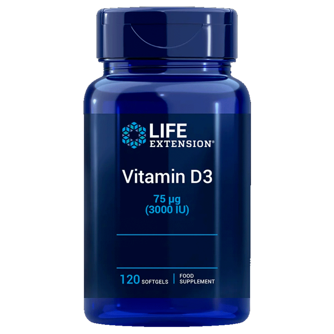 Life Extension Vitamin D3 3000IU - 120 tobolek
