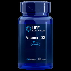 Life Extension Vitamin D3 3000IU - 120 tobolek