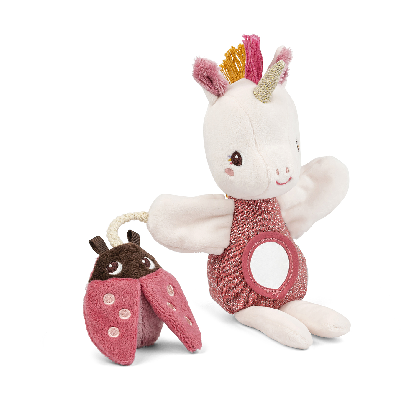 Lilliputiens maňásek s aktivitami - jednorožec Lena