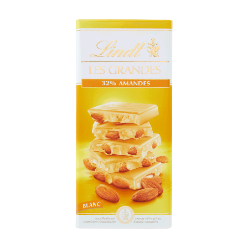 LINDT Les Grandes White Almond 150 g