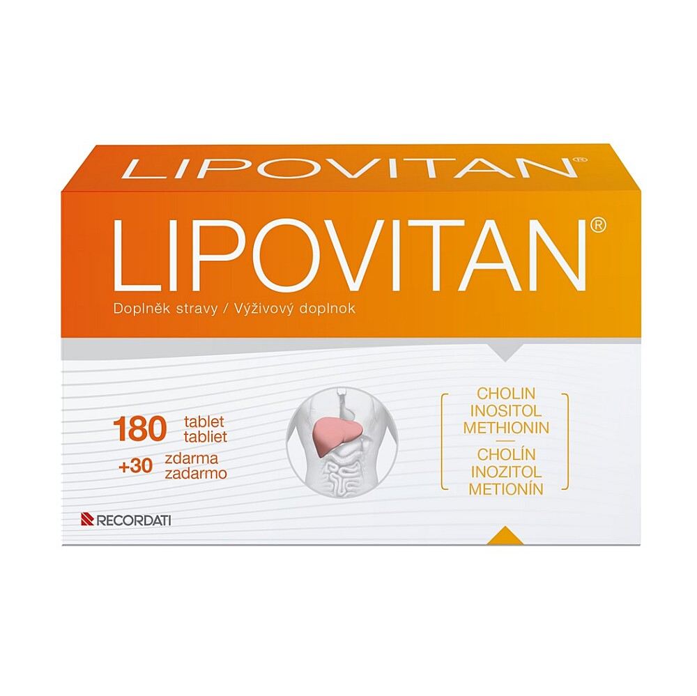LIPOVITAN 180 + 30 tablet ZDARMA