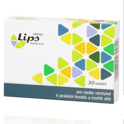 LIPS na koutky a afty 30 tablet