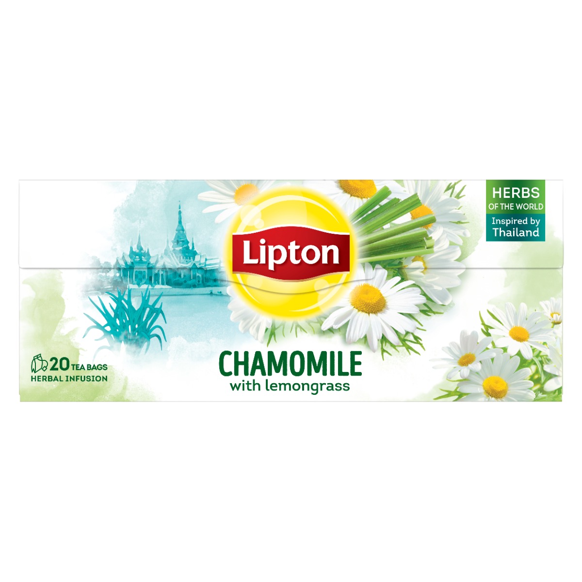 Lipton Camomile & Lemongrass porcovaný čaj 20x1,7 g
