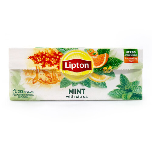 Lipton Mint & Citrus porcovaný čaj 20x1,7 g