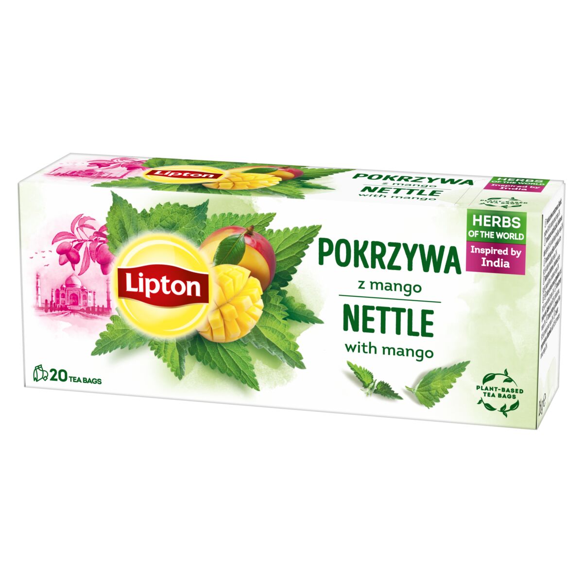 Lipton Nettle & Mango porcovaný čaj 20x1,7 g