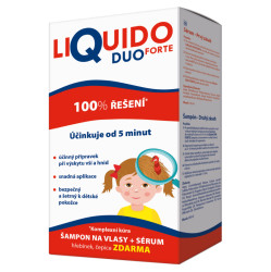 LIQUIDO Duo forte  šampon na vši 200 ml + sérum ZDARMA