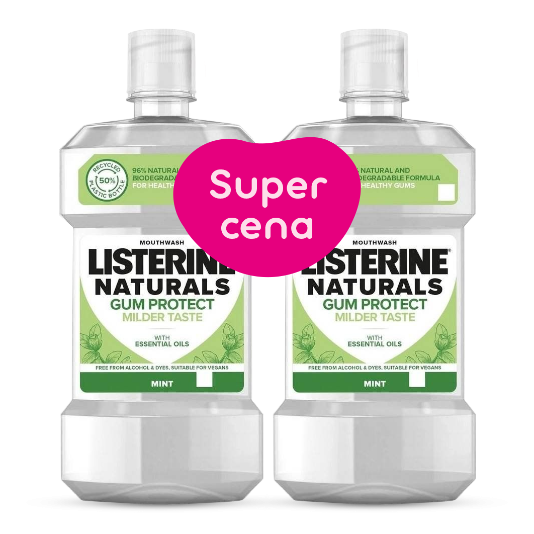 LISTERINE Naturals Gum Protect 2 x 500 ml