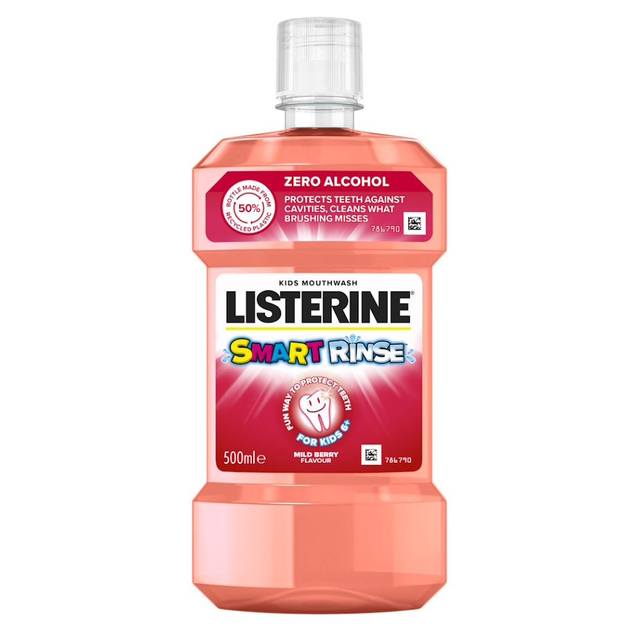 LISTERINE Smart Rinse Berry Ústní voda 500 ml