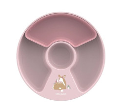 Little Dutch Fairy Garden Dětský talíř dělený 1 ks