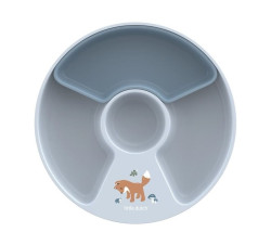 Little Dutch Forest Friends Dětský talíř dělený 1 ks
