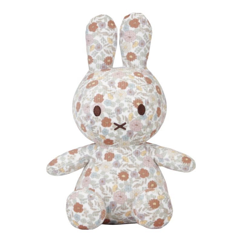 LITTLE DUTCH Králíček miffy textilní vintage kytičky 25 cm