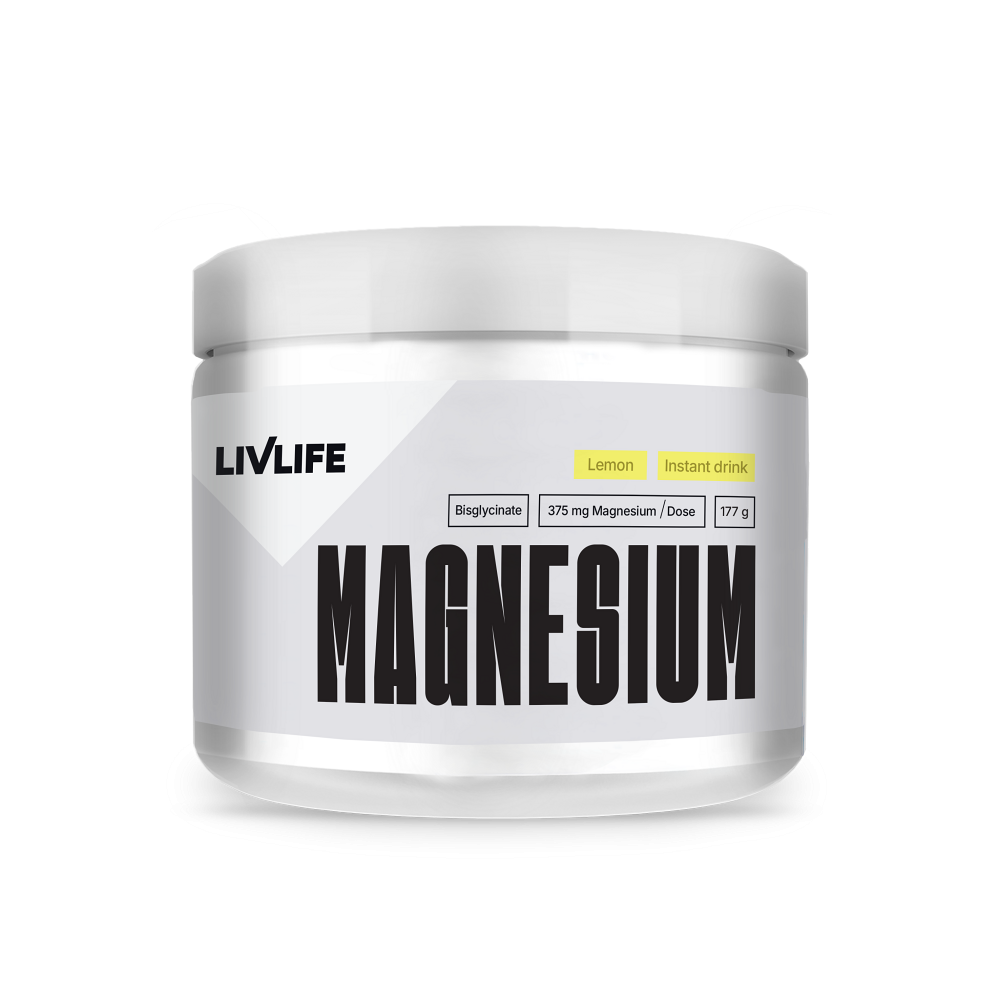 LIVLIFE Magnesium bysglicinate 12% drink citron 177 g