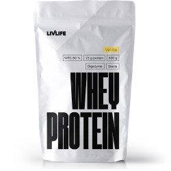 Livlife Whey Protein s příchutí vanilka 500 g