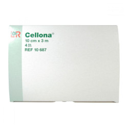 LOHMANN & RAUSCHER Cellona vata syntetická pod tuhé obvazy 10 cm x 3 m 4 kusy