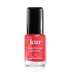 Londontown kur Sheer Strength Nail Blush Poppy zpevňující lak na nehty 12 ml