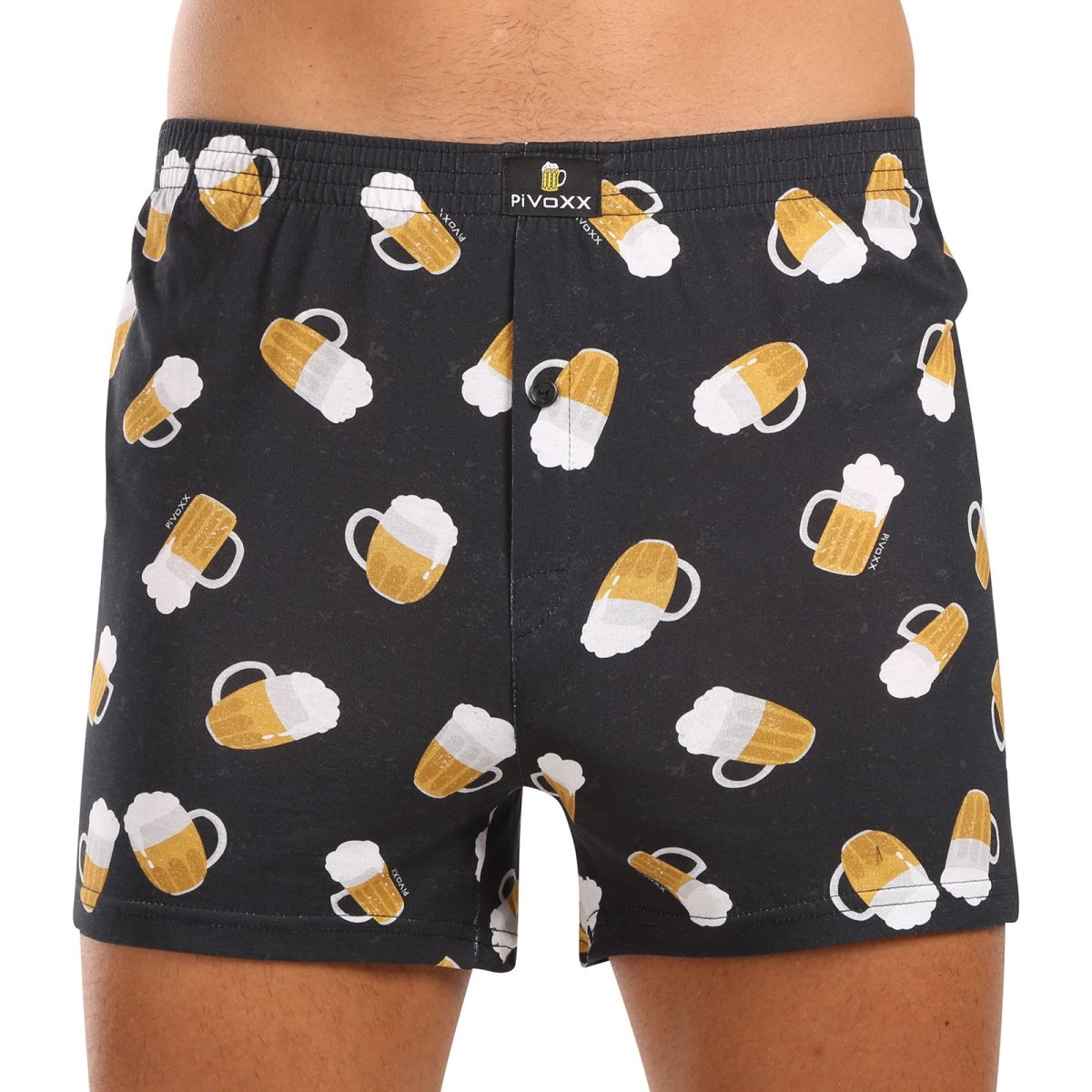 LONKA Pánské trenky Pivícebarevné (Karlos-pivo/půllitry) L
