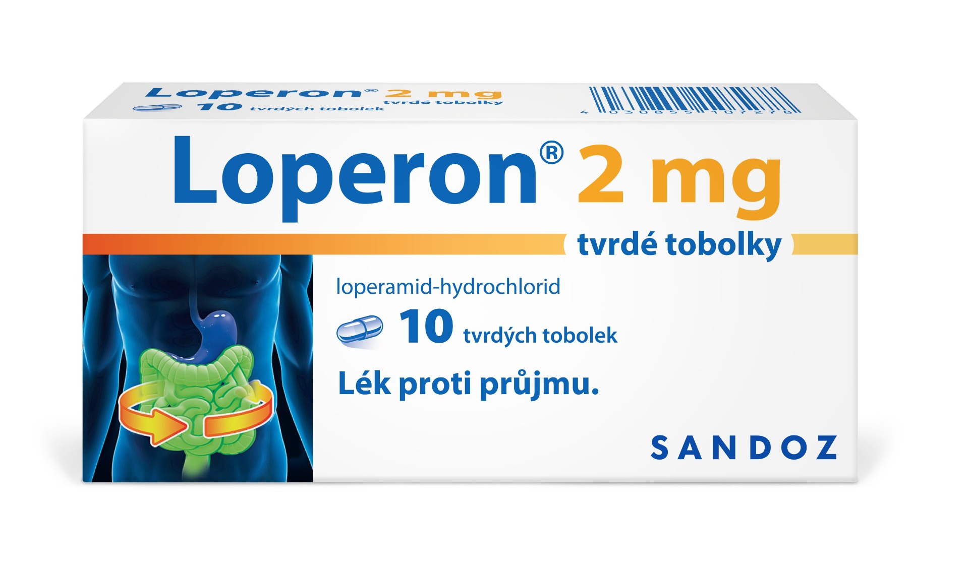 Loperon 10 tvrdých tobolek