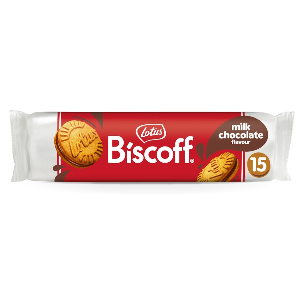 LOTUS BISCOFF Sušenky plněné krémem s čokoládovou příchutí 150 g