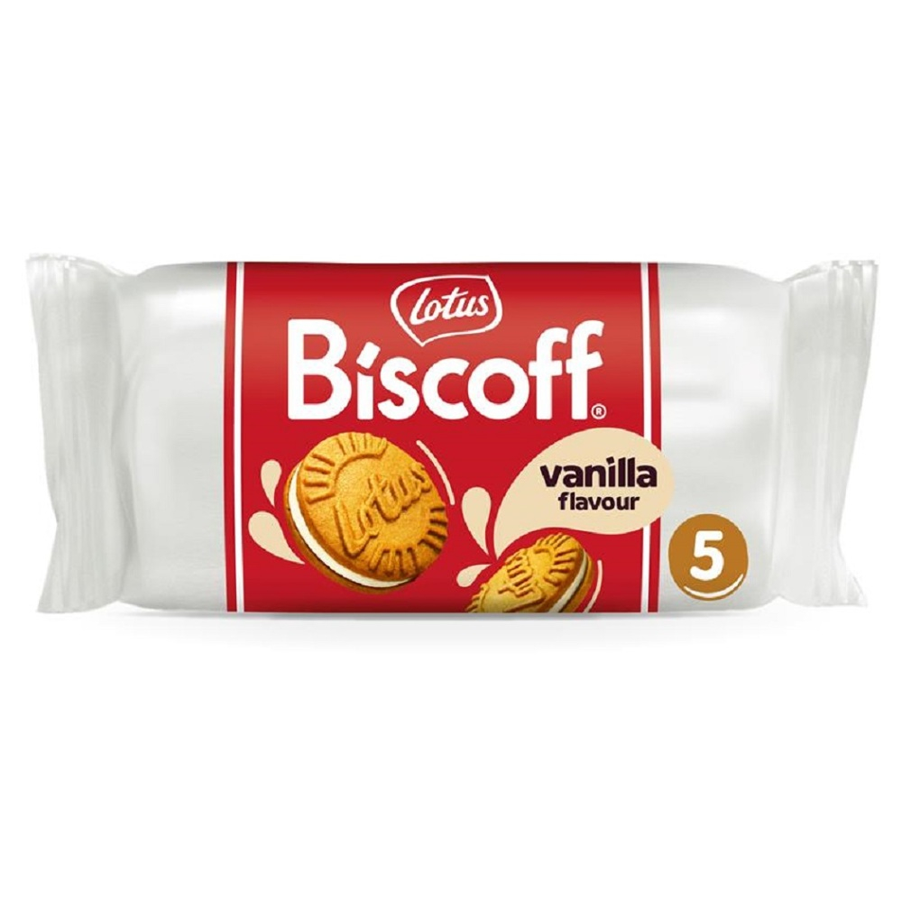 LOTUS BISCOFF Sušenky plněné krémem s vanilkovou příchutí 50 g