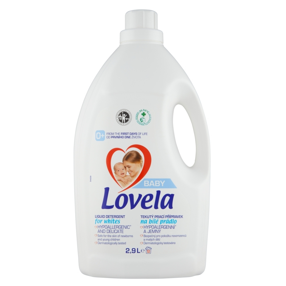 LOVELA Baby Tekutý prací přípravek na bílé prádlo 32 praní 2,9 l