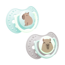 LOVI Dudlík silikonový dynamický capichill kluk 18m+ 2 kusy