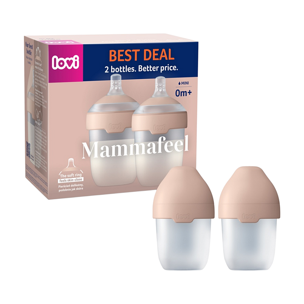 LOVI Mammafeel set lahví 0m+150 ml 2 kusy