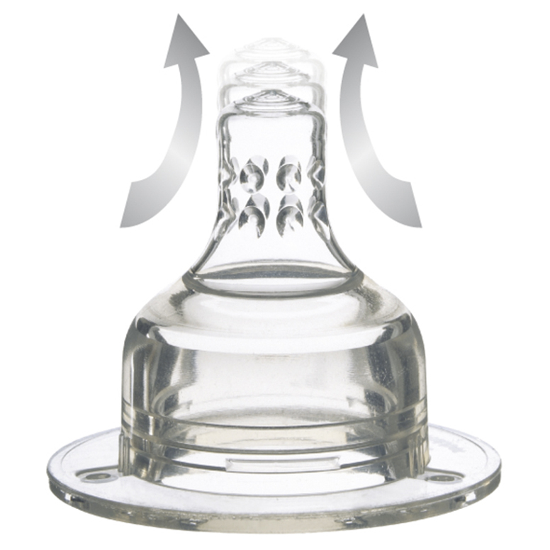 LOVI Savička silikonová rychlý Super vent 9+ měsíce 2 ks