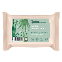 LUBA Vlhčený toaletní papír Aloe 50 ks