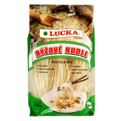 LUCKA Rýžové nudle 240 g