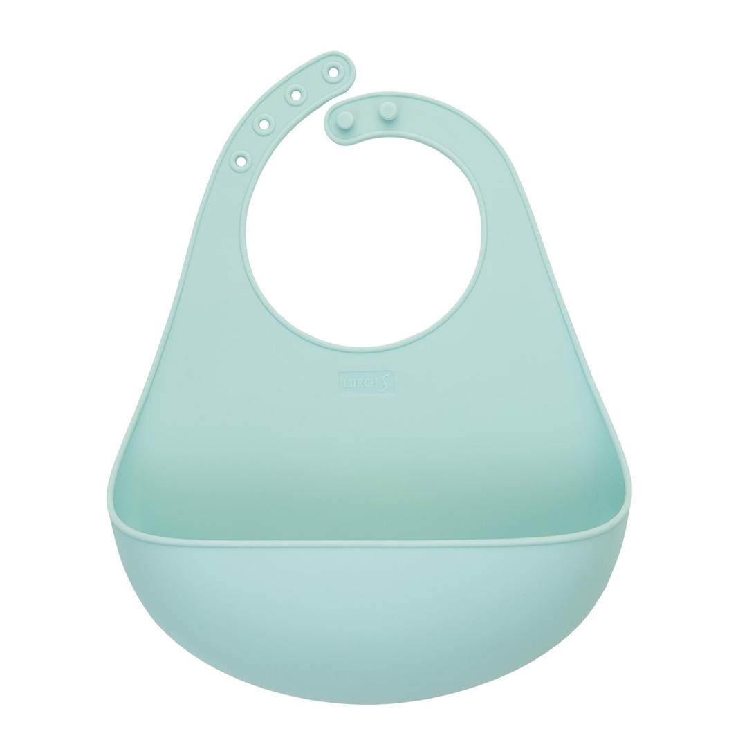 Lurch dětský silikonový bryndák mint (00280012)