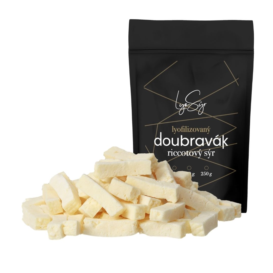 Lyopotraviny Lyofilizovaný DOUBRAVÁK - ricottový sýr, 500 g